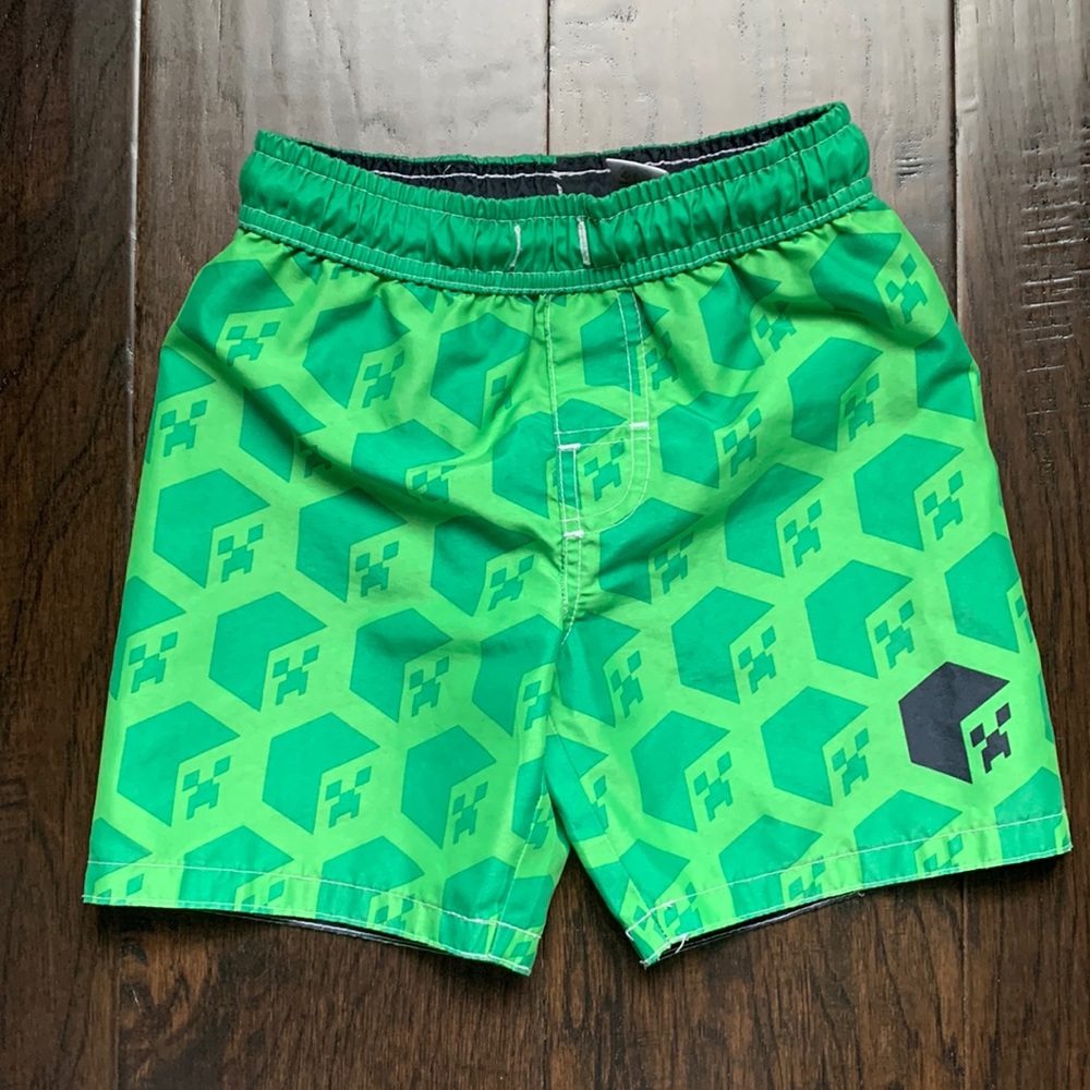 Minecraft Swim Trunks Size XS